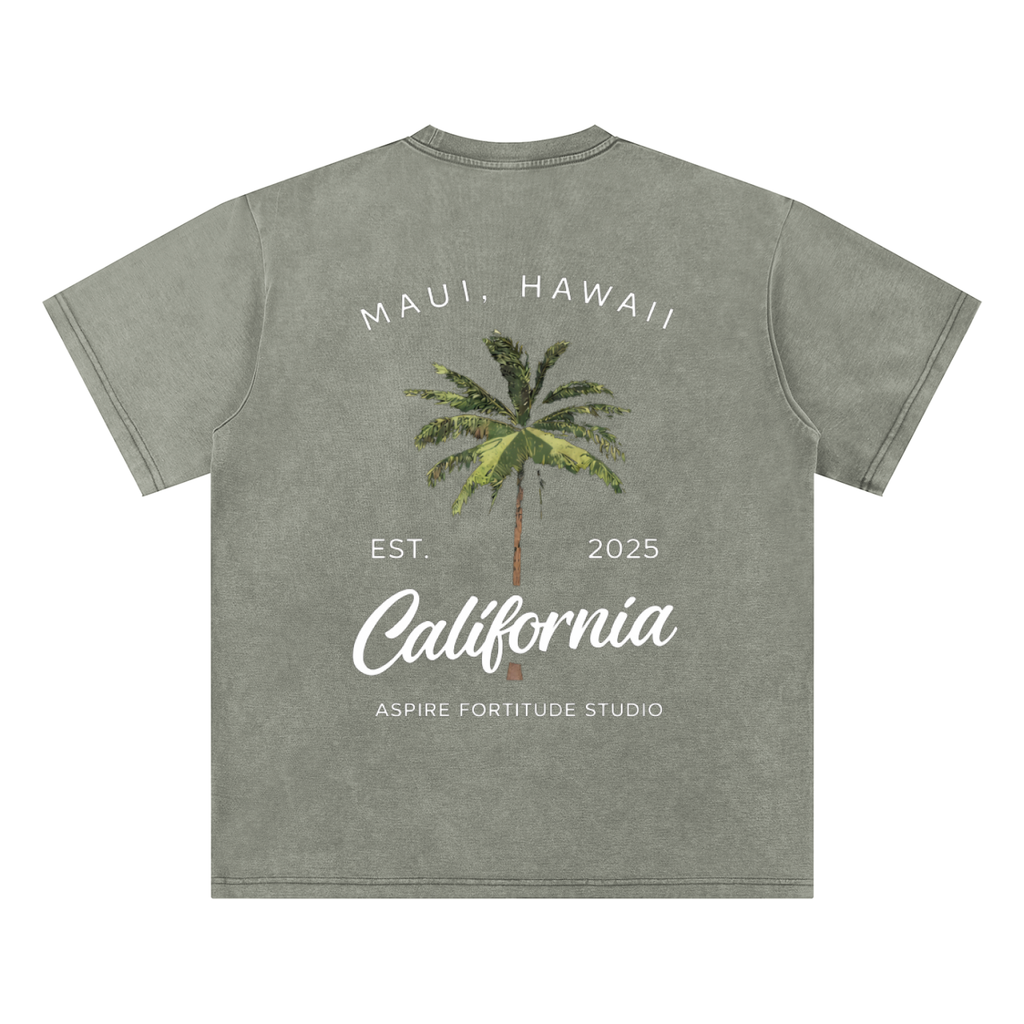 Bamboo Slub Snow Washed T-Shirt