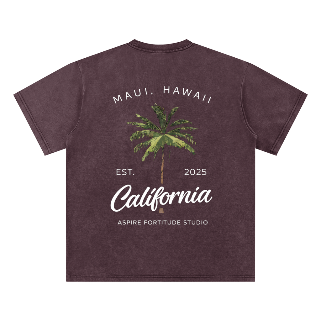 Bamboo Slub Snow Washed T-Shirt