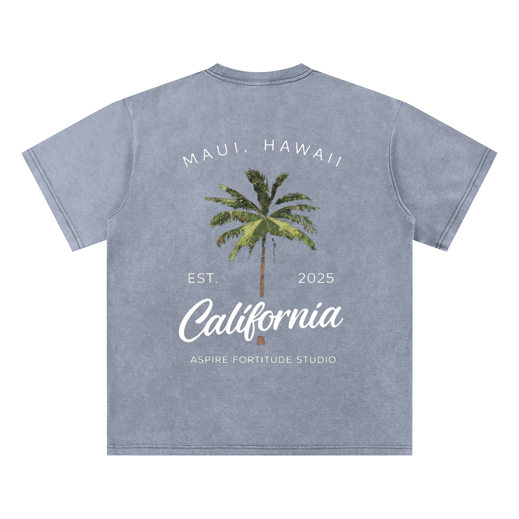 Bamboo Slub Snow Washed T-Shirt