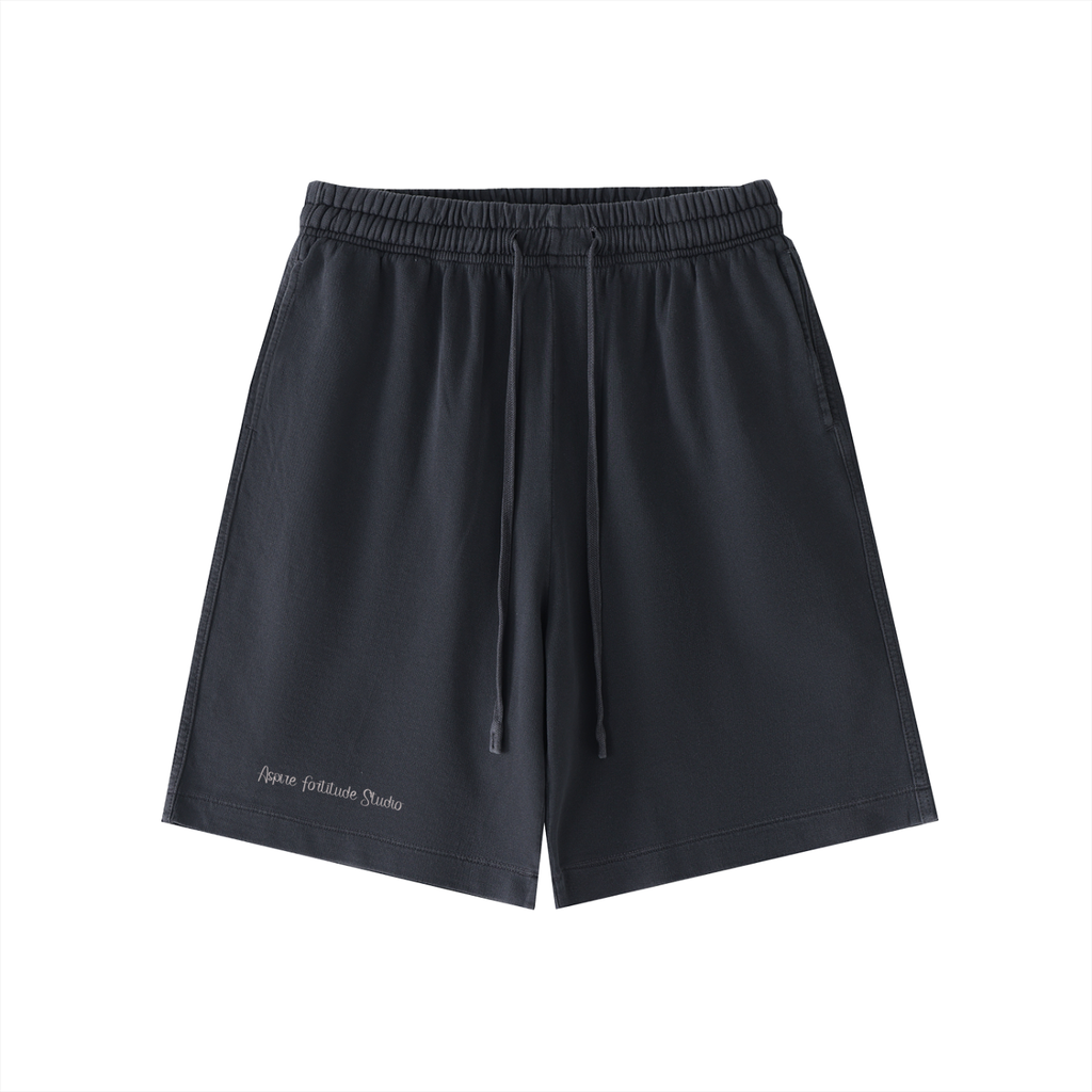 Vintage Wash Cotton Shorts